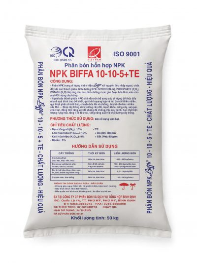 PHÂN BÓN HỖN HỢP NPK NPK BIFFA 10-10-5+TE
