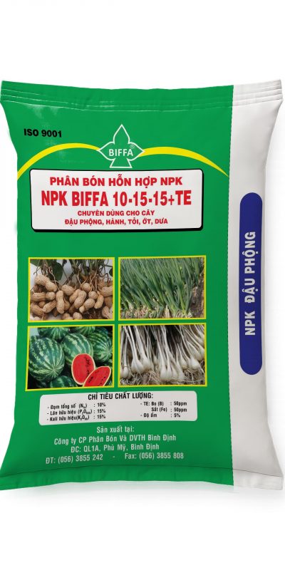 PHÂN BÓN HỖN HỢP NPK NPK BIFFA 10-15-15 + TE